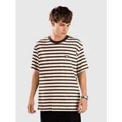 Dickies Stripe moška majica chocolate brown