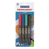 Marker CENTROPEN 2846 - set 4 pretisnih omotov 1,0 mm