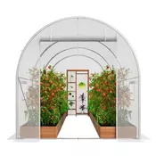 VEVOR Toplotna folija tunel 29x2x19 m bela