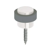 Talni vratni odbojnik SOLIDO o 48 mm srebrn