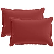 vidaXL Prevleka za blazino 2 kos HOUTEN Vinorodna rdeča 50 x 75 cm
