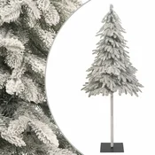 Vidaxl Umetna novoletna jelka s snegom 210 cm