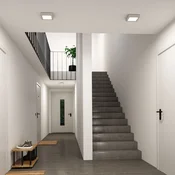 LED-panel Paulmann Abia 2, dolžina 17 cm, bel, CCT, plastika - Dnevna soba/jedilnica - Sodobni