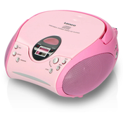 CD player Lenco - SCD-24, ružičasti