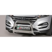 Misutonida Bull Bar O63mm inox srebrni za Hyundai Tucson 2015-2017 s EU certifikatom