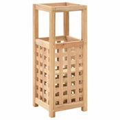 Greatstore Stojalo za dežnike iz trdne orehovine 18x18x50 cm