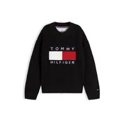 Tommy Hilfiger Pulover Heritage KB0KB10071 Črna Regular Fit