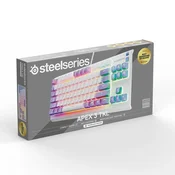 SteelSeries Apex 3 TKL (UK) Igralna tipkovnica - ametist