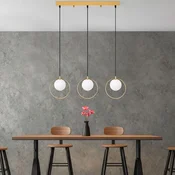 Opviq Luster Dolunay-7055, 96x15x126cm, IP20, Belo-zlatne boje