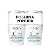 VICHY INVISIBLE RESIST 72H* - DERMO DETRANSPIRANT - PROTIV MRLJA I PROTIV NADRAŽENOSTI, 50 ML PROMO PACK