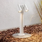 PRIOS talna svetilka Tulimar, 2-žarilna, 45 cm, bela, IP65 - Sodobni - Kovina
