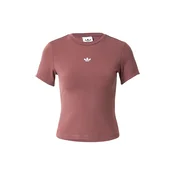 ADIDAS ORIGINALS Majica ESSENTIALS  rjasto rjava