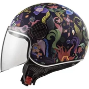 LS2 Of558 Sphere Lux Ii Bloom Matt Blue / Pink