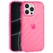 Aurora Wave maska za iPhone 14 Pro - crvena