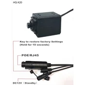 KJB Mini žična IP kamera, 12 MP, 1,56 mm, PoE