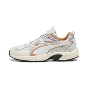 PUMA Milenio Tech Sneakers Unisex, Shoes, Feather Gray/White/Cinnabar, 44