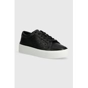 Tenisice Calvin Klein FLATFORM CUP LACE UP EPI MONO boja: crna, HW0HW01911