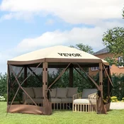 VEVOR Paviljon ekraani telk 305x305x229 m pruun