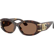Dolce&Gabbana Ženske naocare za sunce, Ovalne, Smede
