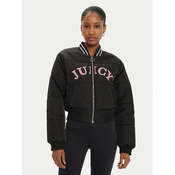 Juicy Couture Bomber jakna Kelsey JCOIJ224557 Črna Regular Fit