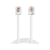 Telefonski Flat Kabel | RJ11 | 10.0 m | Ivory | GBC