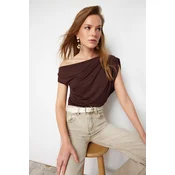 Trendyol Milla Ženska bluza, Braon