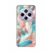 Silikonska maska za Xiaomi Redmi 14C i Redmi A4 Print Pastel Feathers