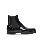 HUGO Gumijasti škornji Tabita Rain Bootie 50498397 Črna