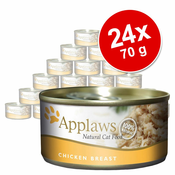 Varčno pakiranje Applaws v bujonu 24x70 g - Tunin file & rak