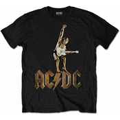 AC/DC Angus Statue Mens Black T Shirt: XL