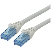 ROLINE Roline 21.15.2704 RJ45 omrežni kabel\, Patch kabel CAT 6a U/UTP 1.50 m siva 1 kos, (20420120)