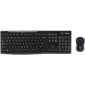 LOGITECH miš i tastatura MK270, crna