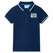 vidaXL Otroška polo majica mornarsko modra 92, (21036851)