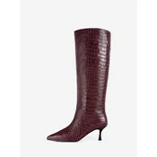 L37 HANDMADE SHOES Škornji SOMEBODY TOLD ME bordo