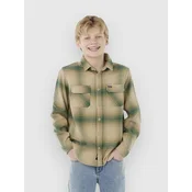 Rip Curl Count Flannel Kids Shirt khaki rock