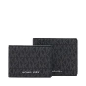 Denarnica MICHAEL Michael Kors Harrison 39F9LGYF2B Črna