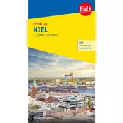 Falk Cityplan Kiel 1:17.500