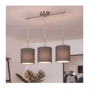 Brilagi - LED lestenec NUBILA na jeklenem lanku 3xE27/60W/230V antracit