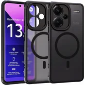 OVITEK MAGSAFE MAT ČRNEGA OBLIKE ZA XIAOMI REDMI NOTE 13 PRO PLUS 5G