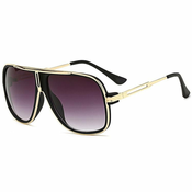 Neogo Calvin 6 sončna očala, Matte Black Gold/Gray