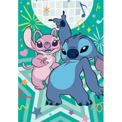 Dino Puzzle Stitch Diamond 33x47cm + lepilo + kamenčki 200 kosov