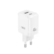 CE36 EU 45W GAN brzi punjac 1 USB C 45W i 1 USB A 18W XO