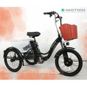 Elektricni tricikl E-MOTION crni