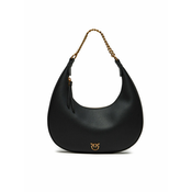 PINKO Ročna torba Brioche Hobo Classic AI 24-25 PLTT 101526 A29Q Črna