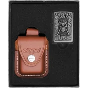 shumee Darilni set vžigalnikov ZIPPO INDIAN SKULL št. 2