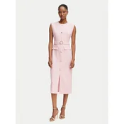 Rinascimento Cocktail obleka CFC0020278002 Svetlo rožnata Slim Fit