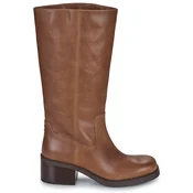 Coach TALL LEATHER BOOT Kostanjeva