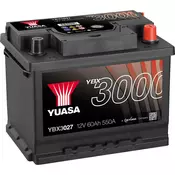 Yuasa Avtomobilska baterija Yuasa SMF YBX3027 12 V 60 Ah T1 Uporaba celic 0