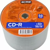 CD-R 80/700MB Acme 1/50 celofan 52x
