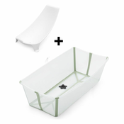 STOKKE kada Flexi bath X-large Bundle transparent green